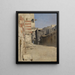 Rue Birket el Kherum al Cairo - Leopold Carl Müller — quadro incorniciato alla parete