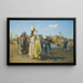 Le portatrici d'acqua - Leopold Carl Müller — quadro incorniciato alla parete
