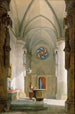 L'interno di una cappella battesimale - Leopold Ernst — vista dell’opera