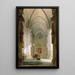 L'interno di una cappella battesimale - Leopold Ernst — quadro incorniciato alla parete