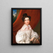 Ritratto di Mlle Reichl - Leopold Fertbauer — quadro incorniciato alla parete
