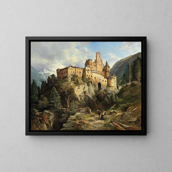 Château de Taufers - Leopold Munsch — quadro incorniciato alla parete