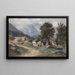 Motivo di Gastein - Leopold Munsch — quadro incorniciato alla parete