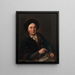 Ludwig van Beethoven, il grande compositore - Léopold Radoux — quadro incorniciato alla parete