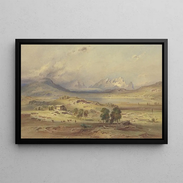 Leopold Rottmann - Barmsee mit der Zugspitze.webp
