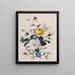 Insieme di fiori - Leopold Zinggler — quadro incorniciato alla parete