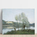 Riproduzione del dipinto Le Bagnanti di Ville-d'Avray - Jean-Baptiste Camille Corot