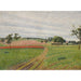 Riproduzione del dipinto I pendii di Thierceville, Tempo grigio - Camille Pissarro
