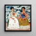 Riproduzione del dipinto Les Deux Fridas - Frida Kahlo
