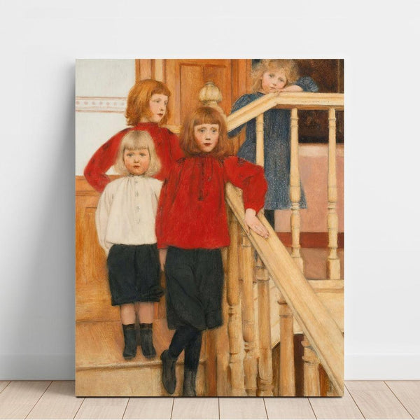 Riproduzione del dipinto I figli di Monsieur Neve - Fernand Khnopff