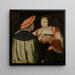 Gli Sposi - Lucas van Leyden — quadro incorniciato alla parete