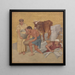I Miracoli di Santa Geneviève - Thodore Pierre Nicolas Maillot — quadro incorniciato alla parete