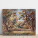 Riproduzione del dipinto Gli Ulivi a Cagnes - Pierre-Auguste Renoir