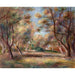 Riproduzione del dipinto Gli Ulivi a Cagnes - Pierre-Auguste Renoir