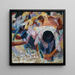 I Pavés della strada - Umberto Boccioni — quadro incorniciato alla parete
