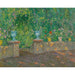 Riproduzione del dipinto I vasi di maiolica - Henri Le Sidaner