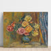 Riproduzione del dipinto Le Rose con Tenda Blu - Pierre-Auguste Renoir