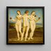 Le Tre Grazie - Raffaello — quadro incorniciato alla parete