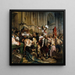 I vincitori della Bastiglia davanti all'Hôtel de Ville, 14 luglio 1789 - Paul Delaroche — quadro incorniciato alla parete