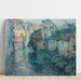 Riproduzione del dipinto Le Vecchie Case, Quimperlé - Henri Le Sidaner