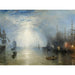 Riproduzione del dipinto I braccianti che caricano carbone alla luce della luna - Joseph Mallord William Turner
