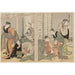 Riproduzione del dipinto I piaceri eleganti delle quattro stagioni - Kitagawa Utamaro