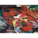 Riproduzione del dipinto I renard - Franz Marc