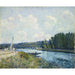 Riproduzione del dipinto Le rive dell'Oise - Alfred Sisley