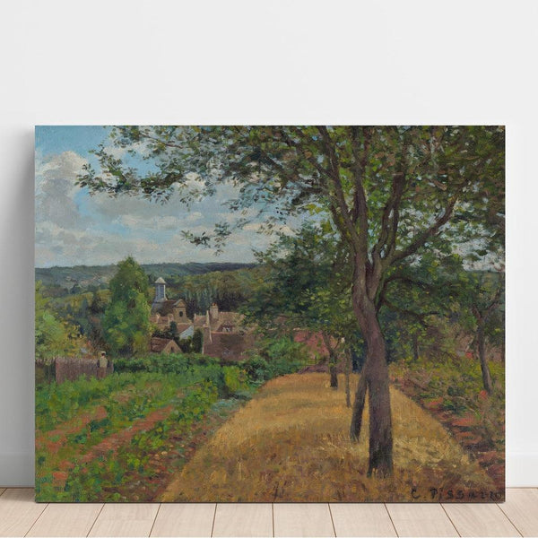 Riproduzione del dipinto Gli orchards di Louveciennes - Camille Pissarro