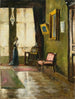 Dame à la fenêtre devant un chevalet - Lesser Ury — vista dell’opera