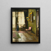 Dame à la fenêtre devant un chevalet - Lesser Ury — quadro incorniciato alla parete
