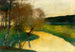 Paesaggio di ruscello autunnale nella luce della sera, Turingia - Lesser Ury — vista dell’opera