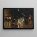 Rue pluvieuse - Lesser Ury — quadro incorniciato alla parete