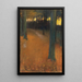 Paesaggio boschivo al crepuscolo - Lesser Ury — quadro incorniciato alla parete