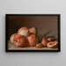 Pesche e pere - Li Louis Princ Salbreux — quadro incorniciato alla parete
