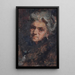 Ritratto della madre - Lidio Ajmone — quadro incorniciato alla parete