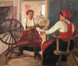 Le filatrici - Lilly Segerdahl — vista dell’opera