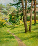 Paesaggio estivo - Lilly Walther — vista dell’opera