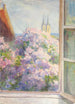 Vista dell'Chiesa di San Carlo dalla finestra - Lilly Walther — vista dell’opera
