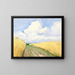 Paesaggio di Worpswede - Lilly Walther — quadro incorniciato alla parete
