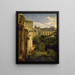 Rovine della chiesa di Saint-Louis-du-Louvre e dell'hotel de Longueville - Lina Jaunez — quadro incorniciato alla parete