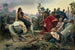 Vercingétorix depone le armi ai piedi di Giulio Cesare - Lionel Royer — vista dell’opera