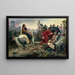 Vercingétorix depone le armi ai piedi di Giulio Cesare - Lionel Royer — quadro incorniciato alla parete