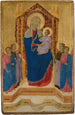 La Vierge à l'Enfant en majesté avec quatre anges - Lippo di Benivieni — vista dell’opera