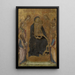 La Vierge à l'Enfant en majesté avec saints et anges - Lippo Vanni — quadro incorniciato alla parete