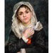 Riproduzione del dipinto Lise in uno Scialle Bianco - Pierre-Auguste Renoir