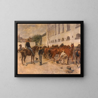Toilettage - Léon Eugène Auguste Abry — quadro incorniciato alla parete