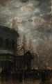 Sortie di Parigi nel 1870 Rotonda di La Villette - Léon Pierre Herpin — vista dell’opera