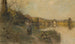Fine della bella giornata, tramonto, pescatore - Léon Augustin Lhermitte — vista dell’opera