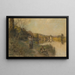 Fine della bella giornata, tramonto, pescatore - Léon Augustin Lhermitte — quadro incorniciato alla parete
